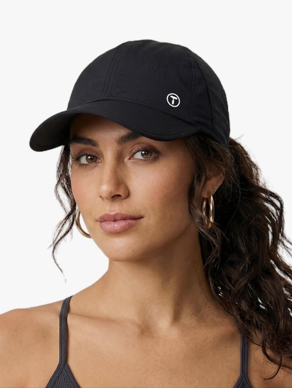 UPF 50+ Cooling High Ponytail Baseball Cap for Women